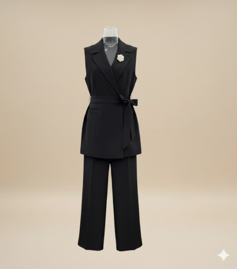 ensemble sans manche noir (4)